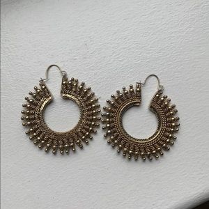 Zara gold hoop earrings